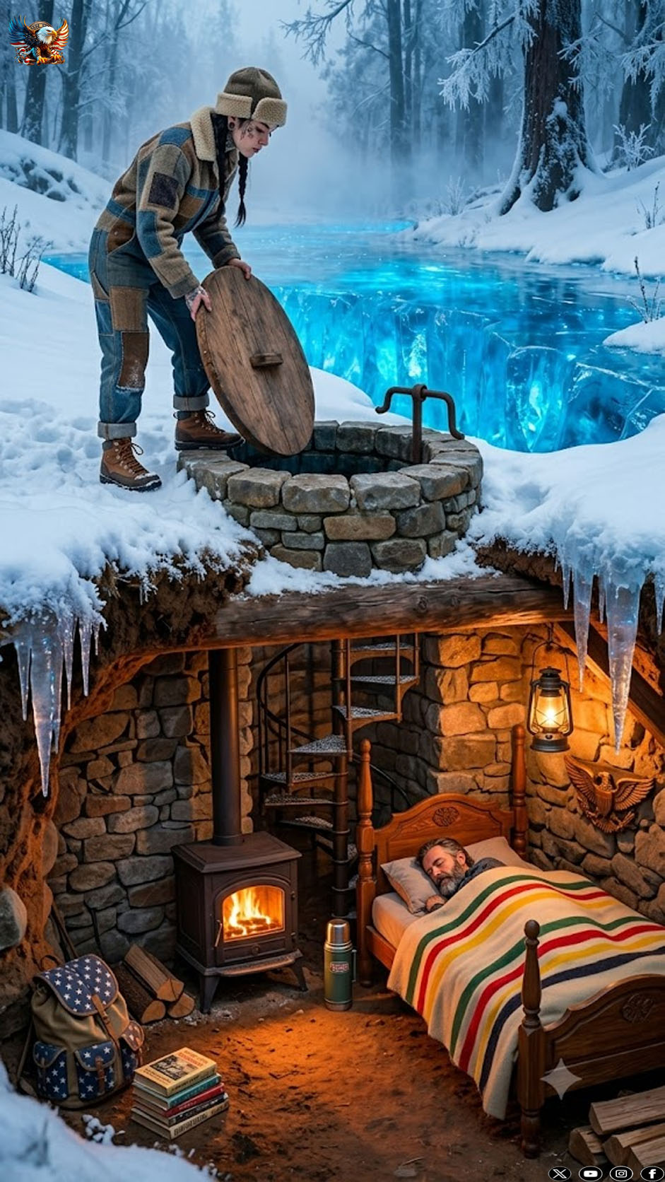 Thrown Into the Snow at Fifteen, He Buried Hope Underground to Keep His Little Sister Alive All Winter