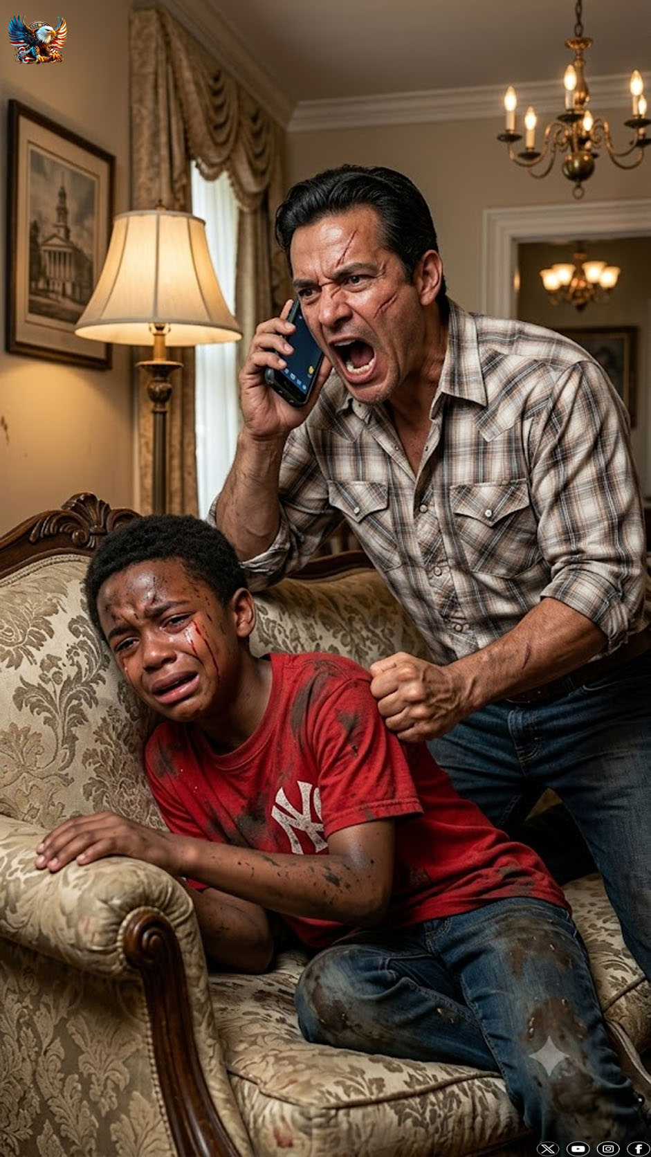 “The Boy Couldn’t Sit Down After Returning From His Mother’s House. The Billionaire Noticed Something Strange And Called 911…