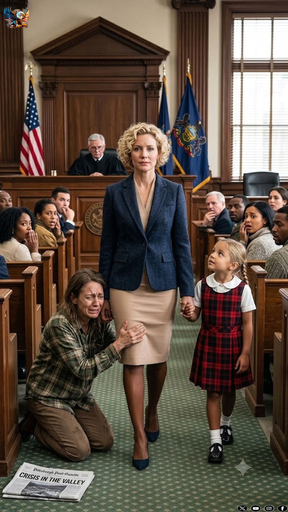 I found a baby abandoned in a hospital hallway and raised her as my own for seventeen years. Then a millionaire dragged me to court to take her back. “My daughter has lived in poverty for 17 years—you stole her wealthy life!” she screamed. When the judge asked my daughter who she wanted to live with, she said one sentence that silenced the entire courtroom.