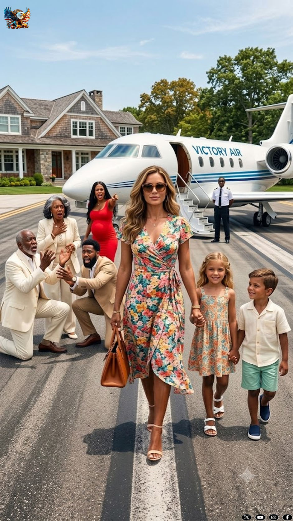5 minutes after the divorce, I flew abroad with my two kids. Meanwhile, all seven members of my ex-in-law’s family had gathered at the maternity clinic to hear his mistress’s ultrasound results, but the doctor’s words left them stunned.
