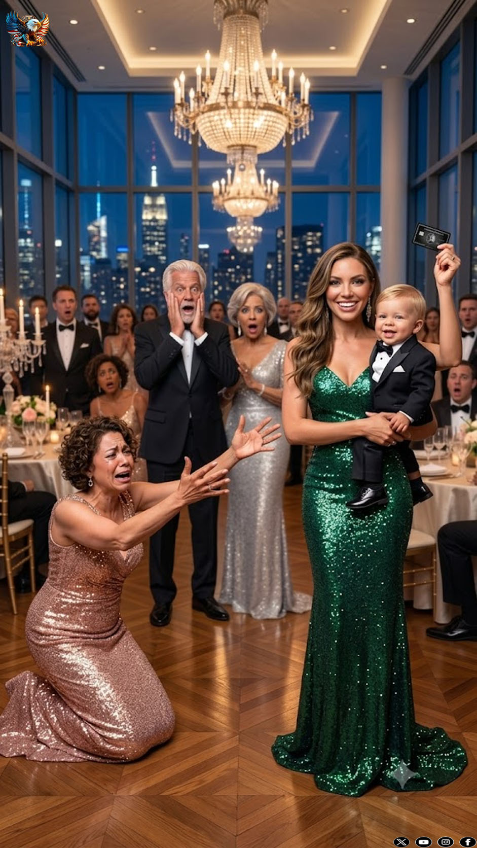 The moment our divorce was finalized, my ex-mother-in-law threw a lavish 50-person party to celebrate “taking out the trash”. They were planning to silently wipe out my credit card. They had no idea I was 1 step ahead—I canceled the account. When the $10,000 bill arrived, my ex called in a panic. I just laughed. “Hope you brought a mop to wash the dishes.”