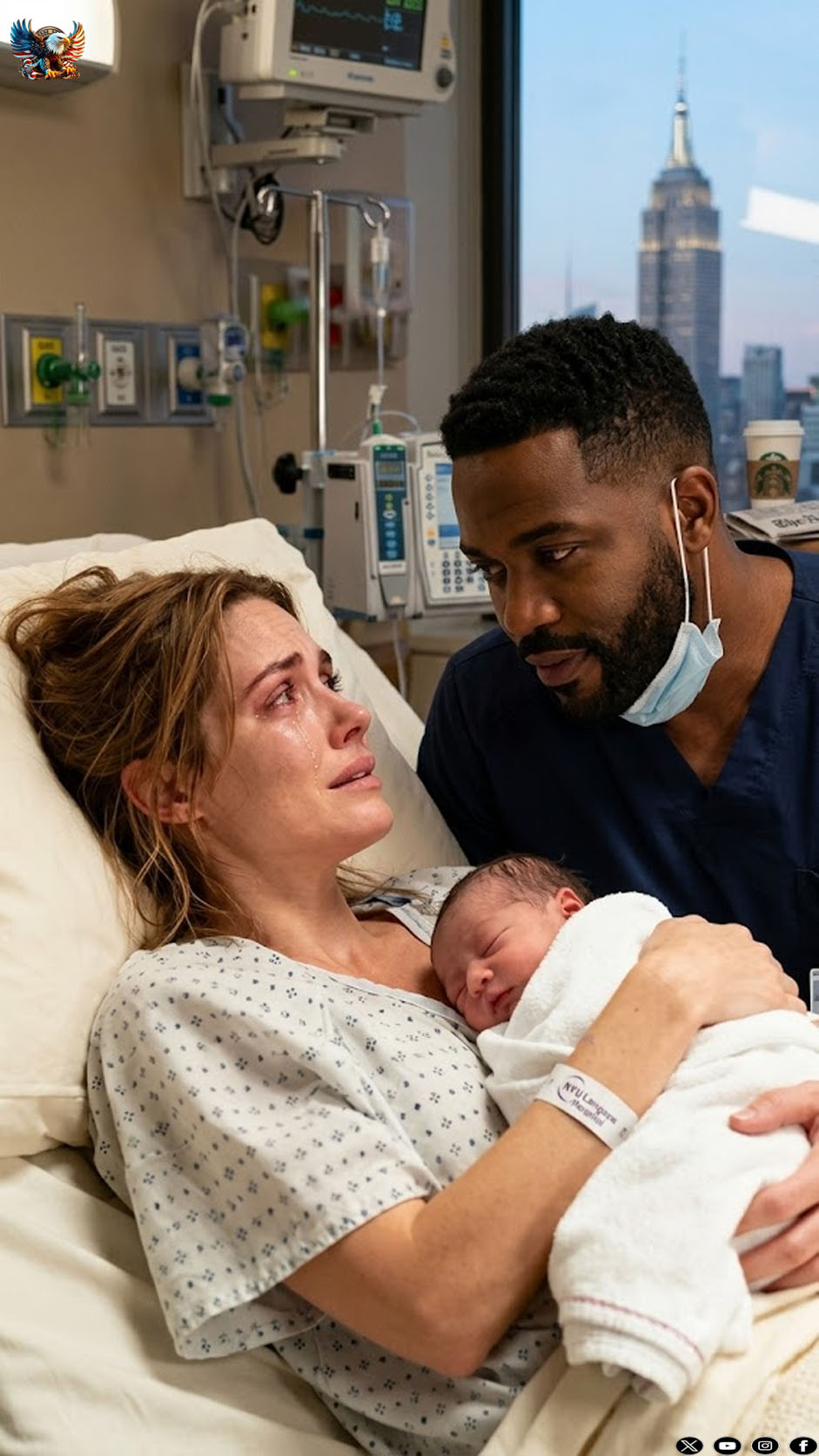 She gave birth with no one by her side…