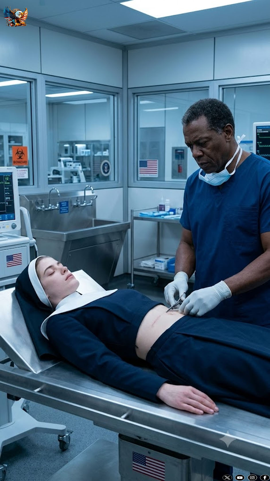 They brought a dead nun to the morgue
