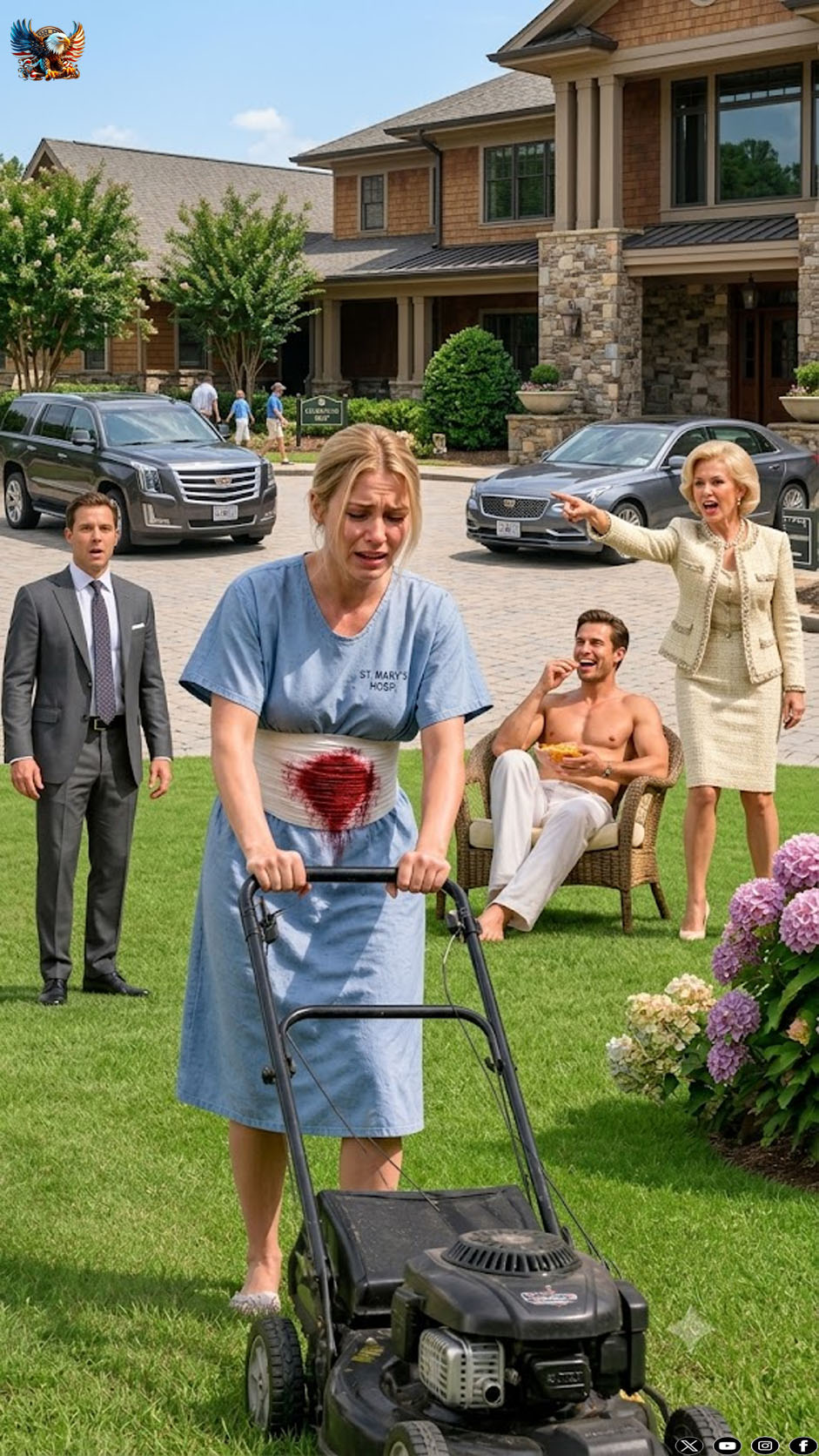 Two weeks after my ca//ncer removal surgery, my mother-in-law flushed my prescribed pa/inkil/lers down the toilet because she claimed, “God doesn’t like drug ad//dicts in a Christian household.” My husband agreed, tossing my surgical drain bags into the trash and telling me to get up and mow the Texas summer lawn. Writhing in excruciating pain on the bathroom floor, I didn’t beg for mercy. Instead, I called my brother. Within 48 hours, their world came crashing down.