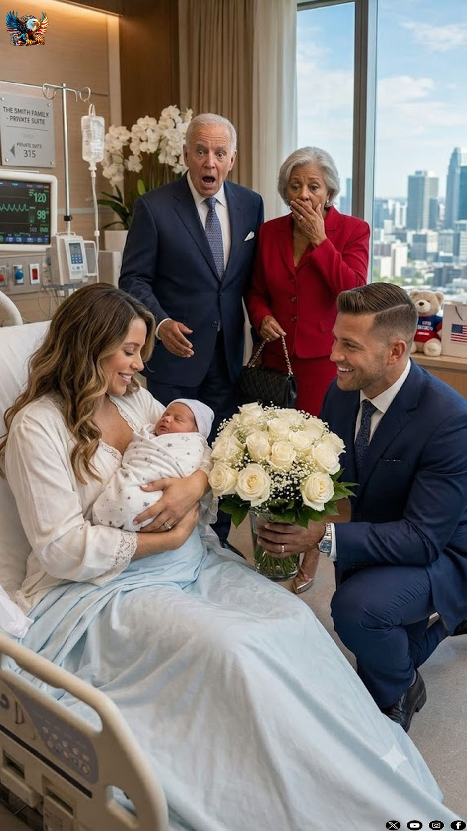 My parents walked into my hospital recovery room, looked at my newborn son, and sneered, “We will never acknowledge a fatherless child.” My father added, “And we will never hold that baby.” They demanded I sign away my 12% share of the family company before I left the hospital. I kissed my son, smiled, and waited… because his father—the one who could destroy everything they owned—was already walking toward my door.