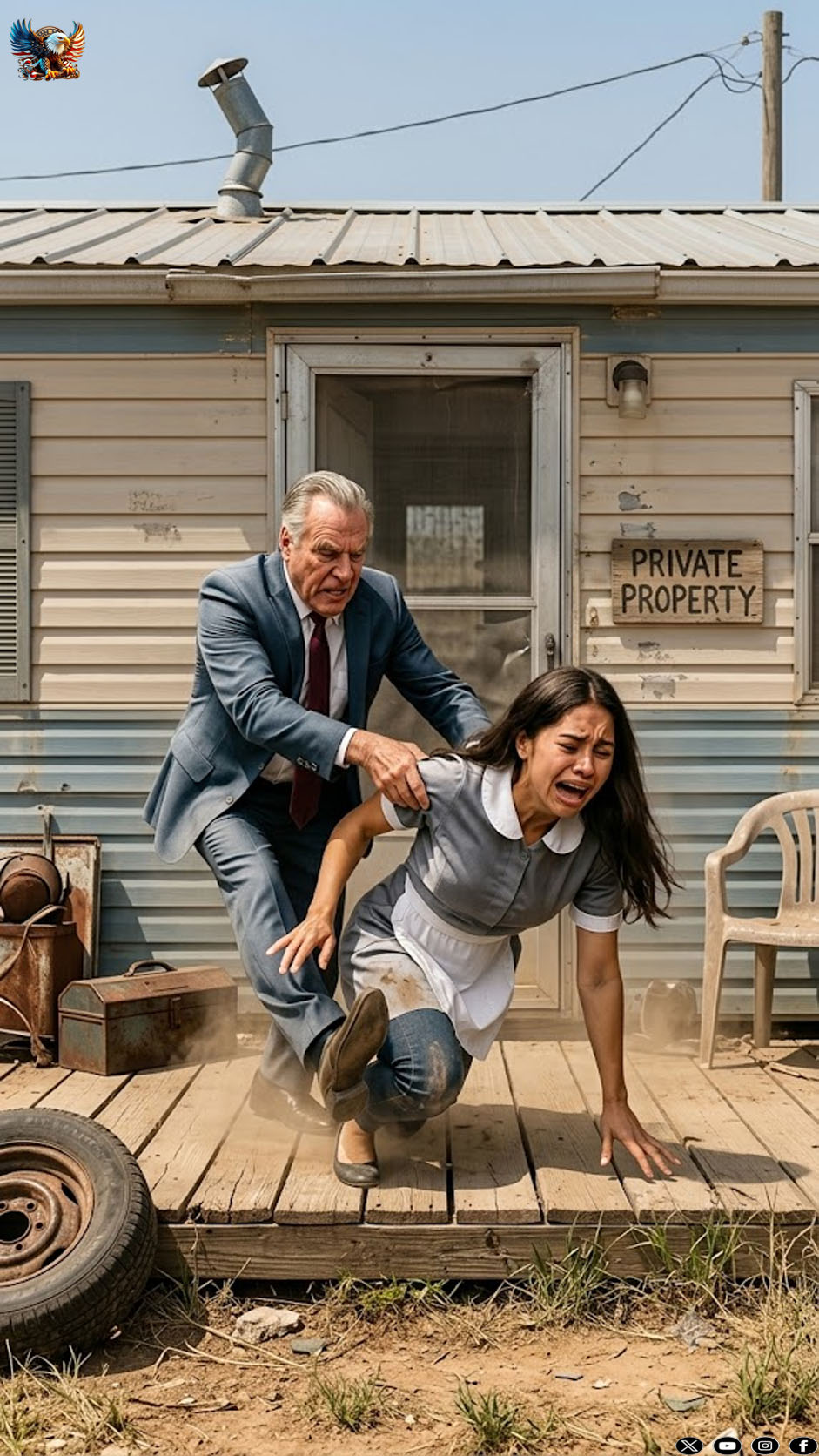The billionaire kicked the poor maid out… unaware that she was his long-lost daughter.