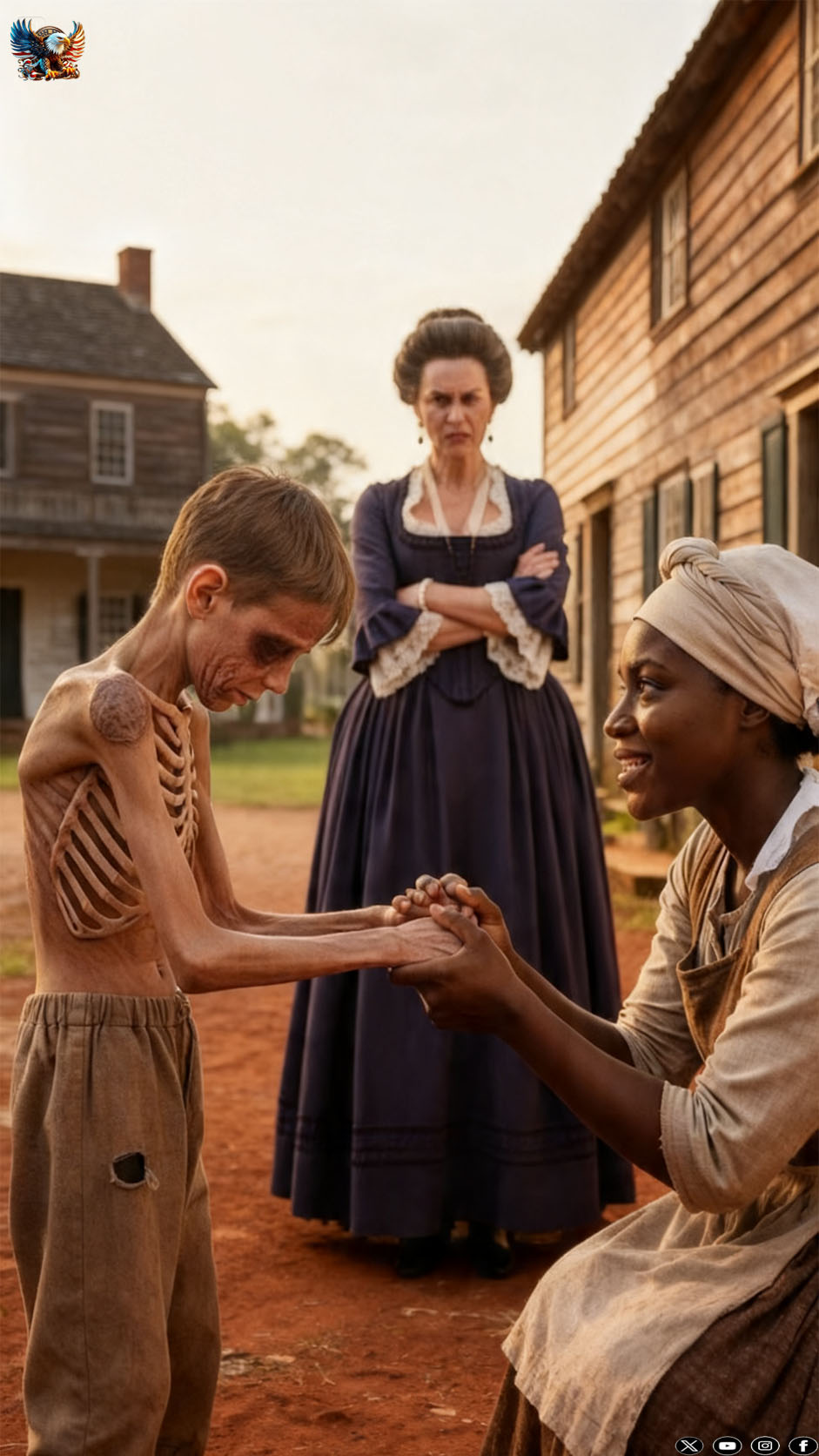 The slave cared for the baron’s skeletal son, and what he did for her shocked everyone.
