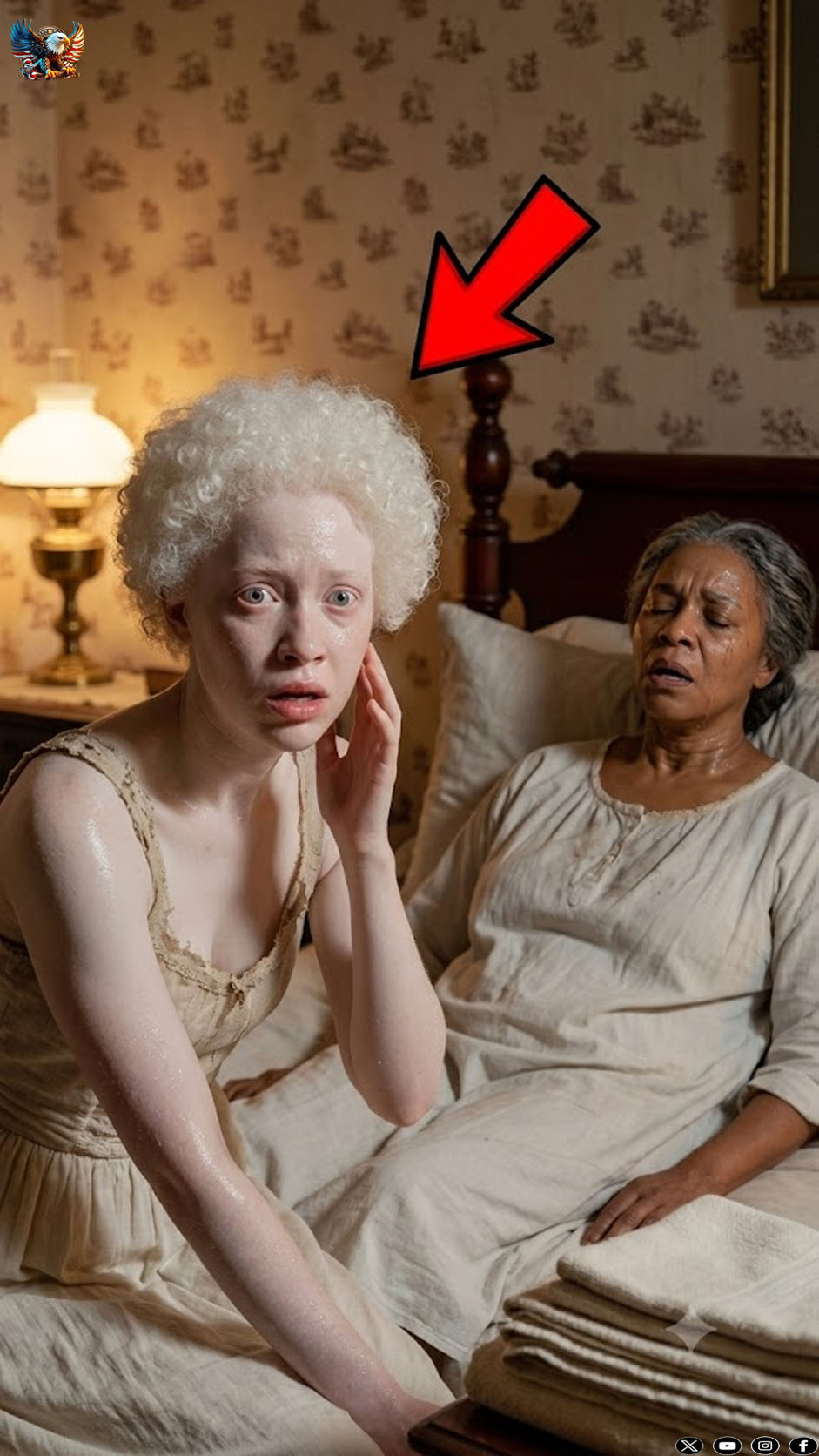 The albino slave was called to care for the sick lady — but what she heard during the fever changed everything.