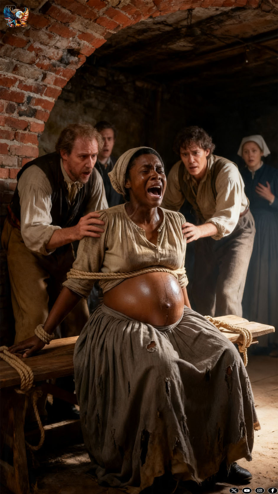 They ordered the slave to undergo a forced abortion, but the secret she revealed destroyed the entire family!
