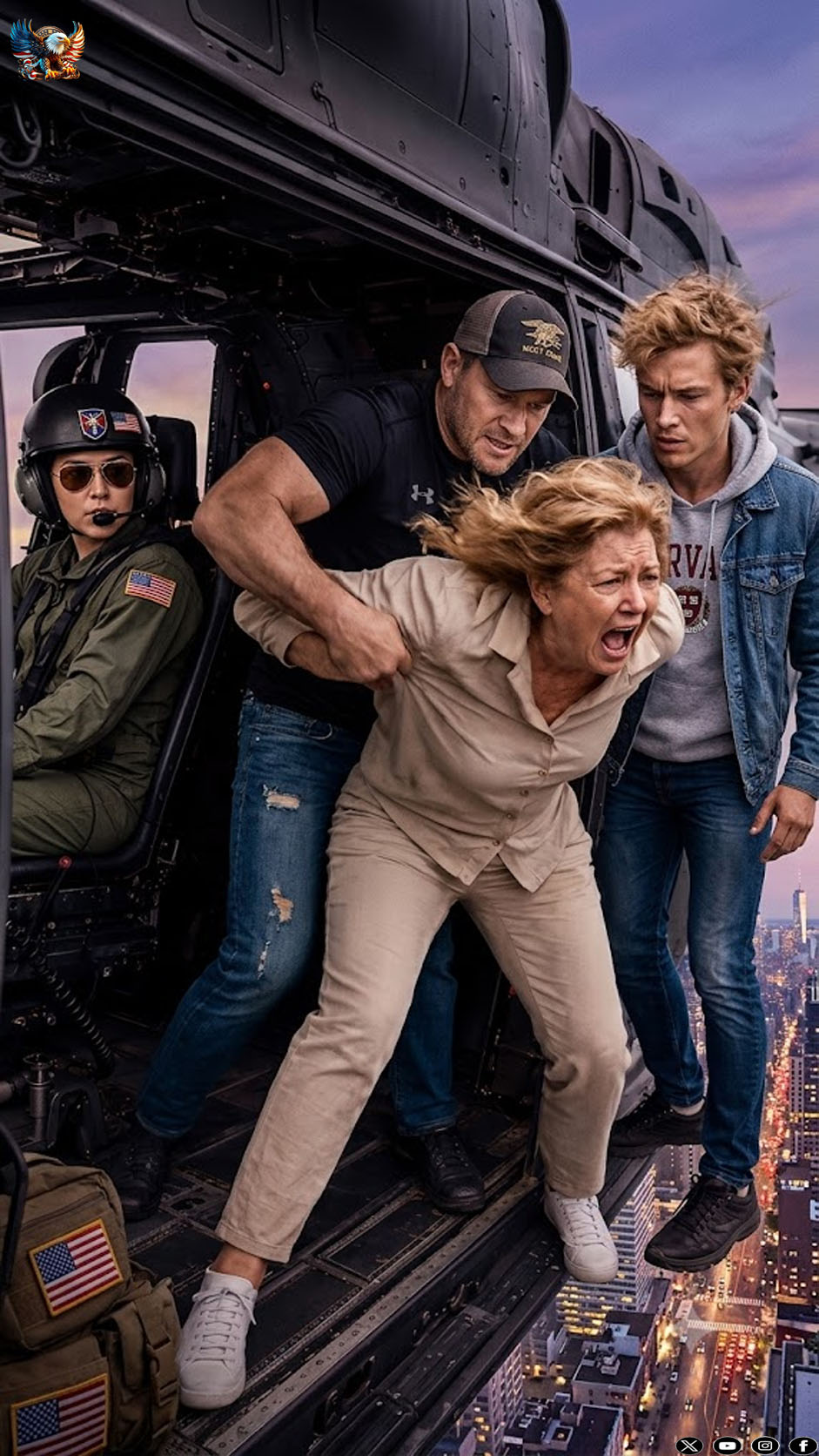 The sons decided to push their mother into the ocean to get rid of her and take her assets… but none of them could even imagine how this act would end